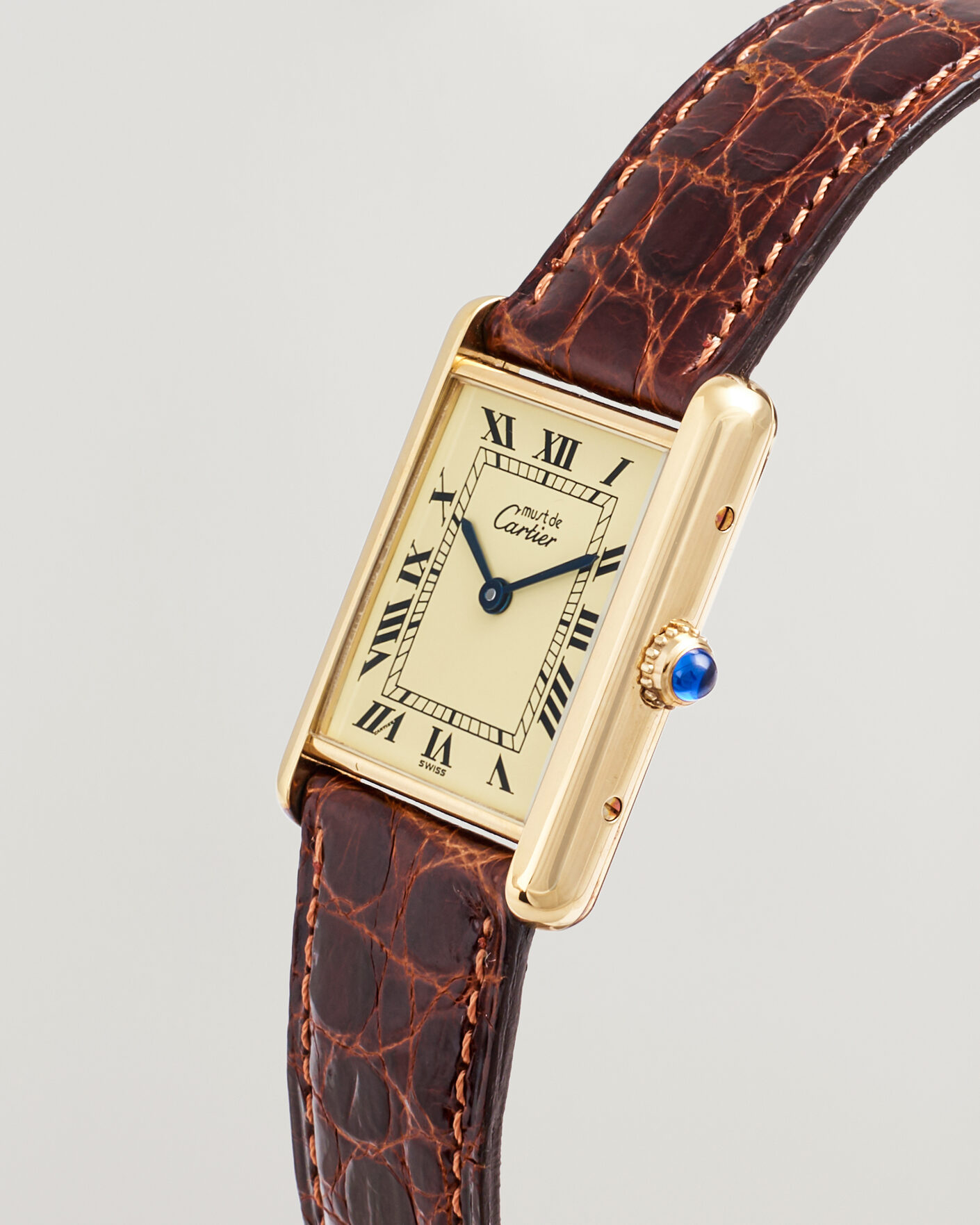 Mies | Pre-Owned & Vintage Watches | Cartier Pre-Owned | Tank Vermeil