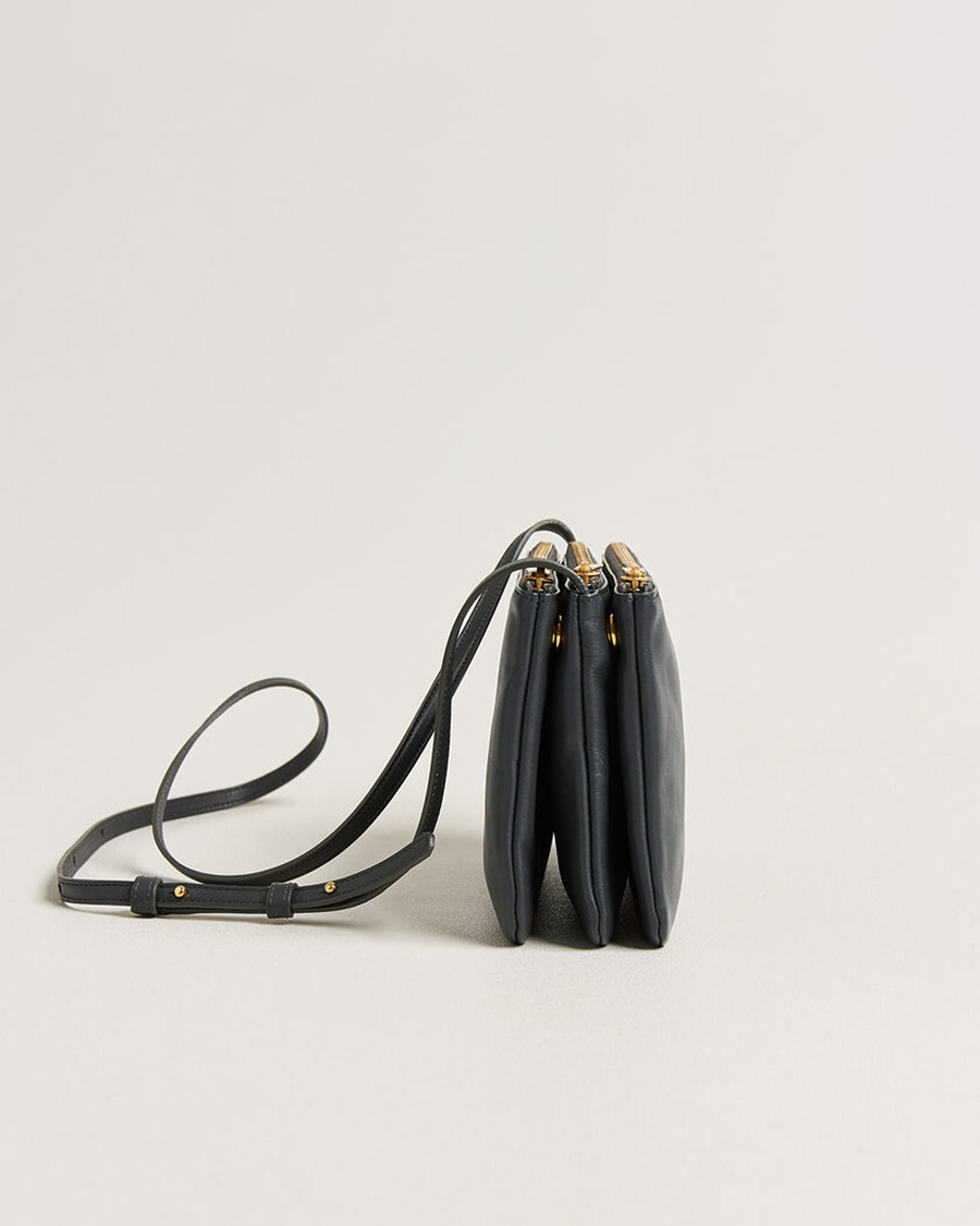 Mies | Pre-Owned & Vintage Bags | Celine Pre-Owned | Trio Bag Small Leather Grey