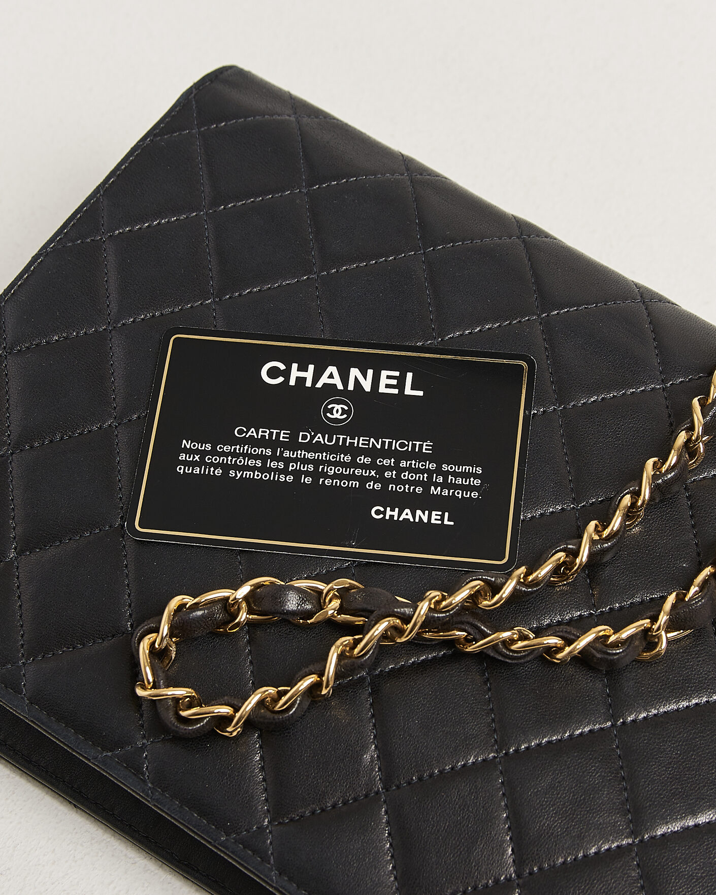 Mies | Pre-Owned & Vintage Bags | Chanel Pre-Owned | Single Flap Bag Black