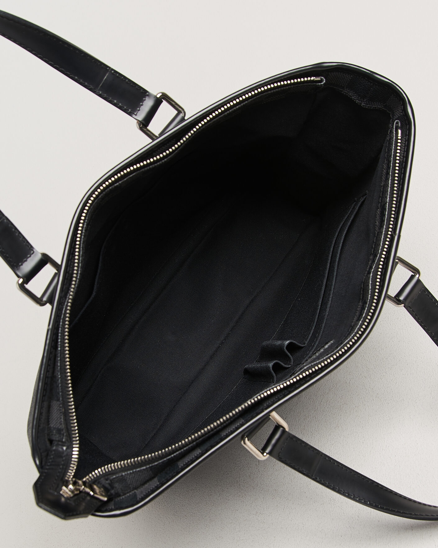 Mies | Pre-Owned & Vintage Bags | Louis Vuitton Pre-Owned | Tadao Tote bag PM Damier Graphite