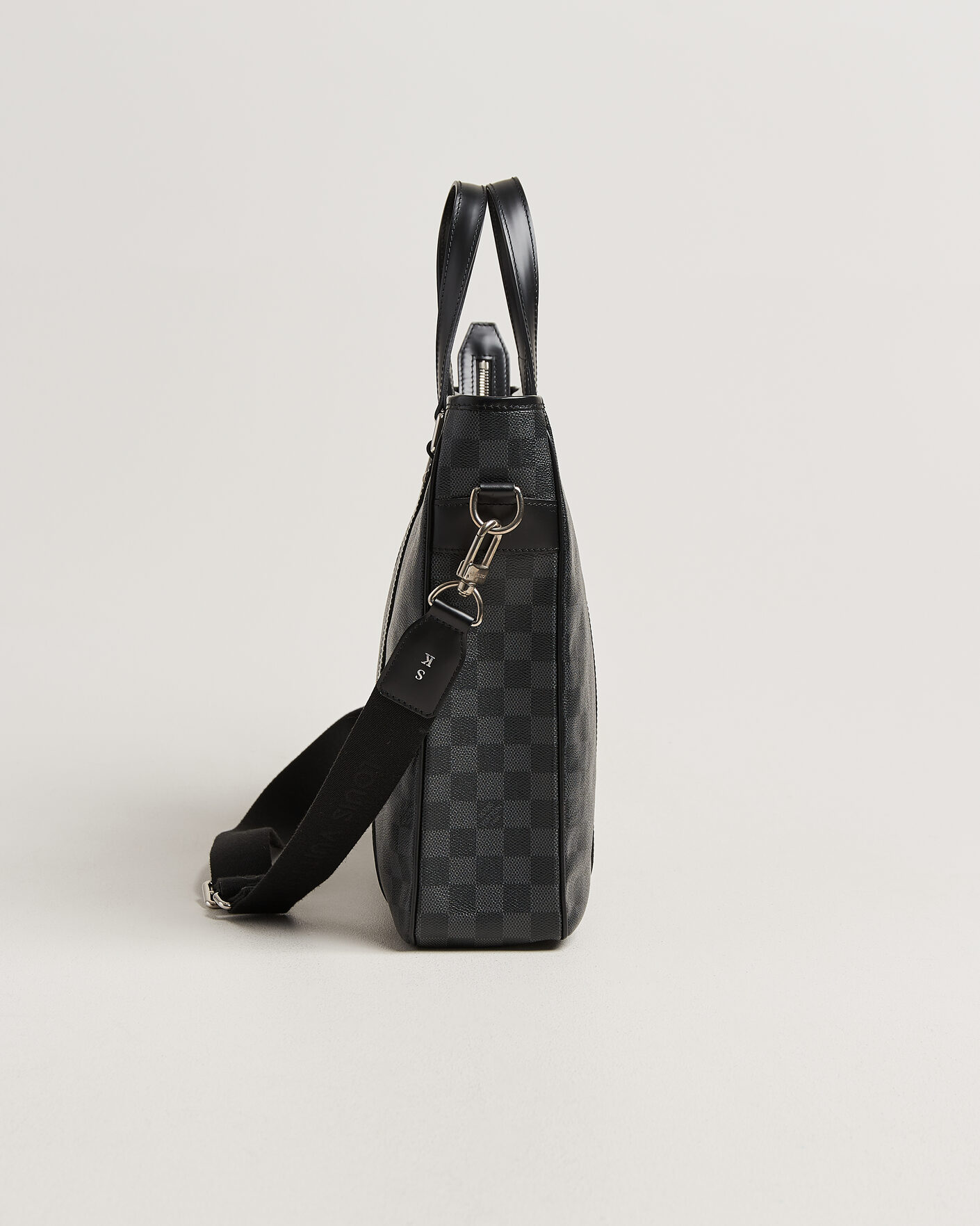 Mies | Pre-Owned & Vintage Bags | Louis Vuitton Pre-Owned | Tadao Tote bag PM Damier Graphite