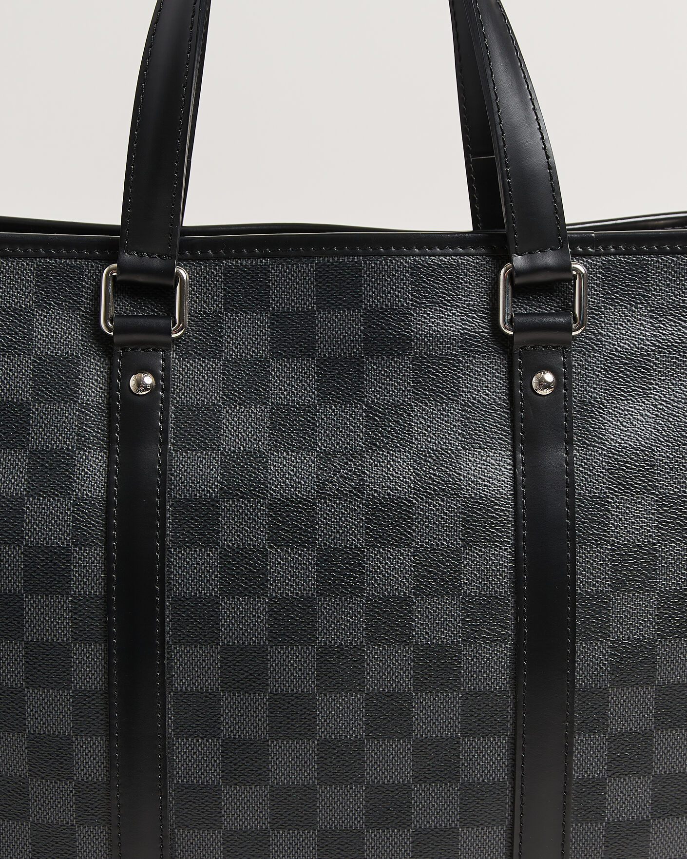 Mies | Pre-Owned & Vintage Bags | Louis Vuitton Pre-Owned | Tadao Tote bag PM Damier Graphite