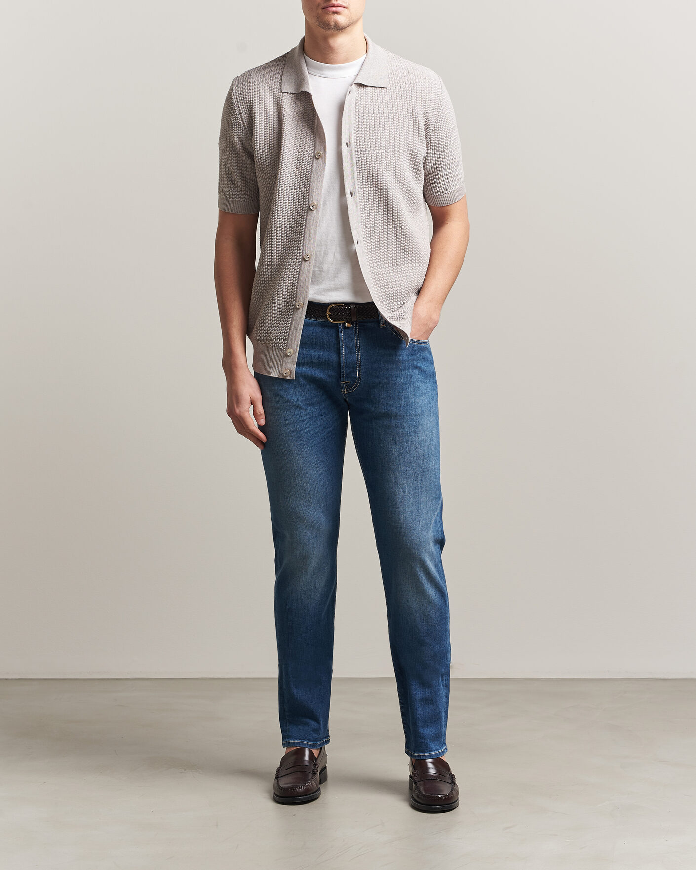 Mies | Housut | Jacob Cohën | Bard Slim Fit Super Stretch Jeans Light Vintage