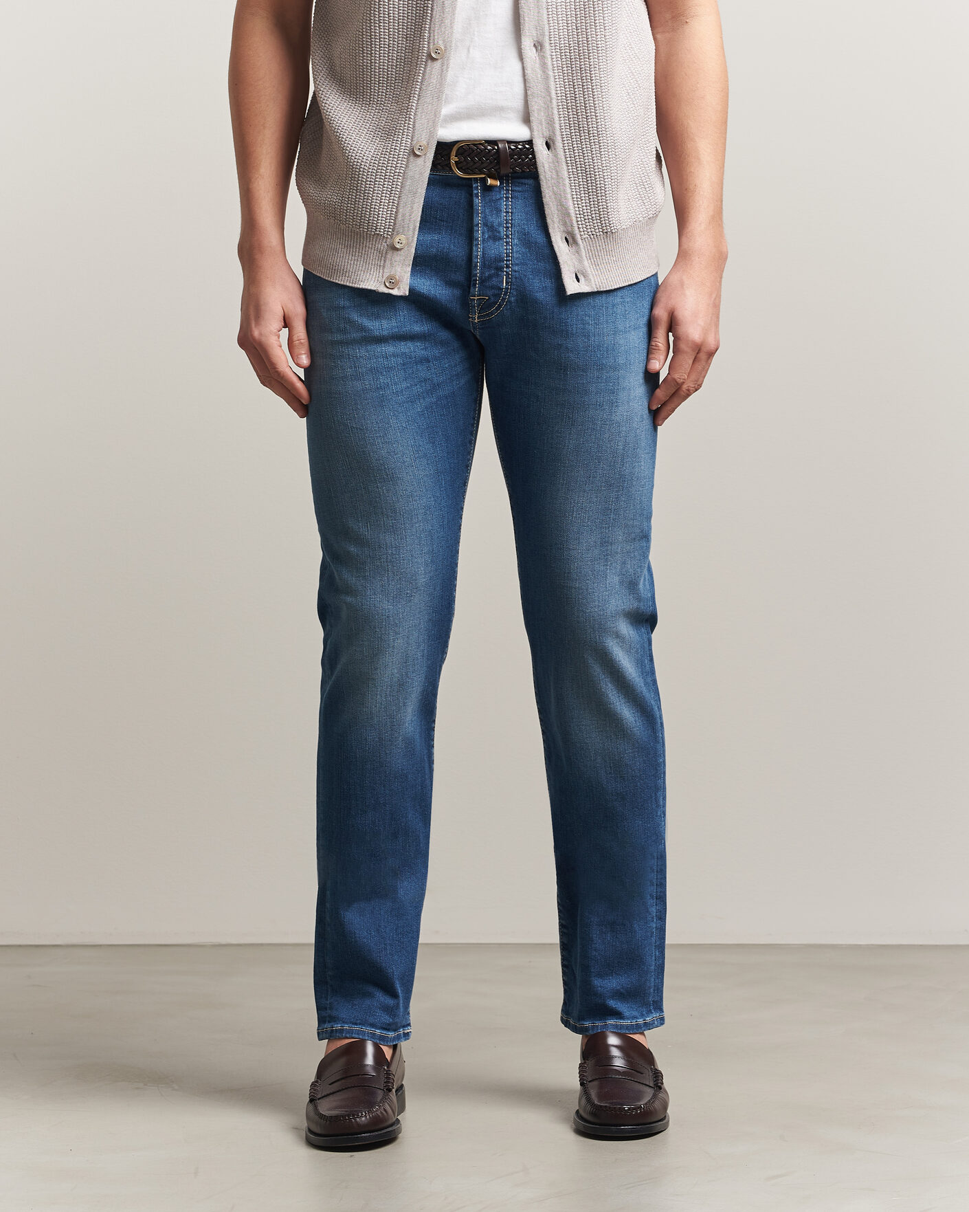 Mies | Housut | Jacob Cohën | Bard Slim Fit Super Stretch Jeans Light Vintage
