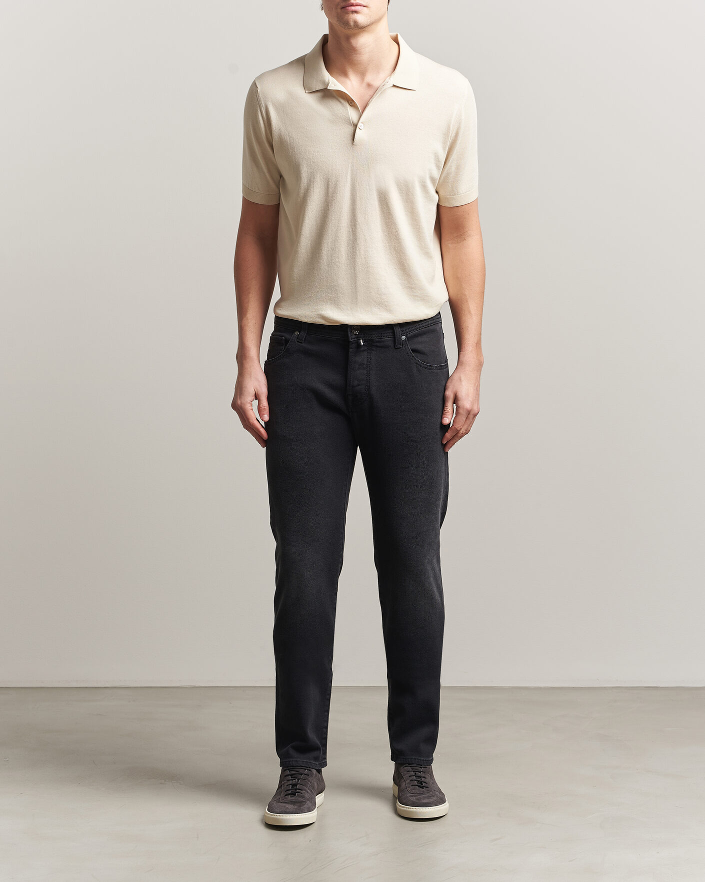 Mies | Housut | Jacob Cohën | Nick Slim Fit Power Stretch Jeans Medium Black Wash