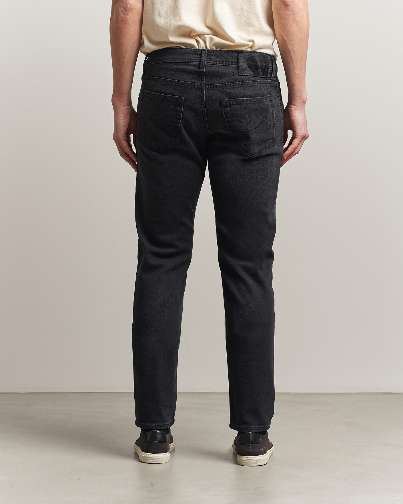 Mies | Farkut | Jacob Cohën | Nick Slim Fit Power Stretch Jeans Medium Black Wash