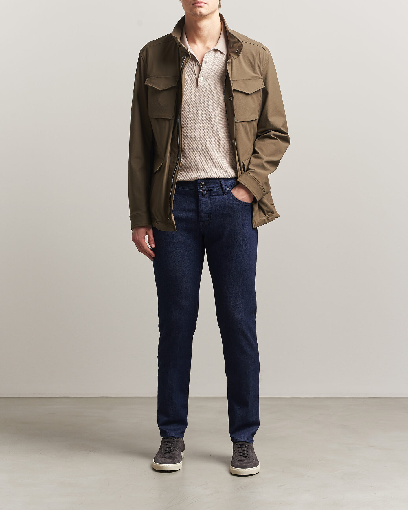 Mies | Housut | Jacob Cohën | Nick Slim Fit Super Stretch Jeans Rinse Wash
