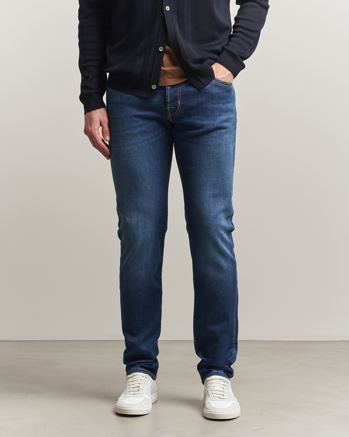 Mies | Housut | Jacob Cohën | Nick Slim Fit Super Stretch Jeans Medium Vintage
