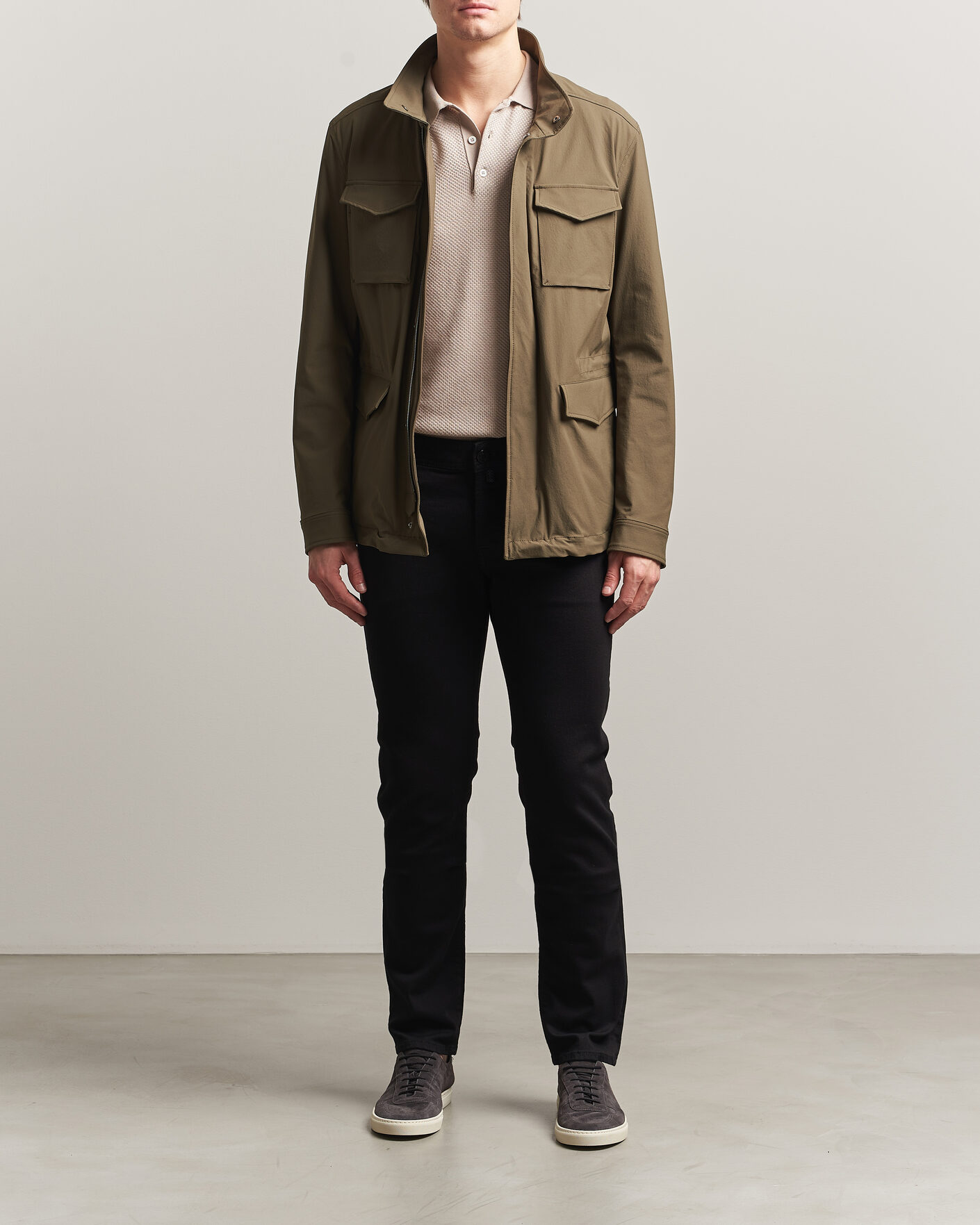 Mies | Farkut | Jacob Cohën | Nick Slim Fit Stretch Stay Black Jeans Rinse Wash