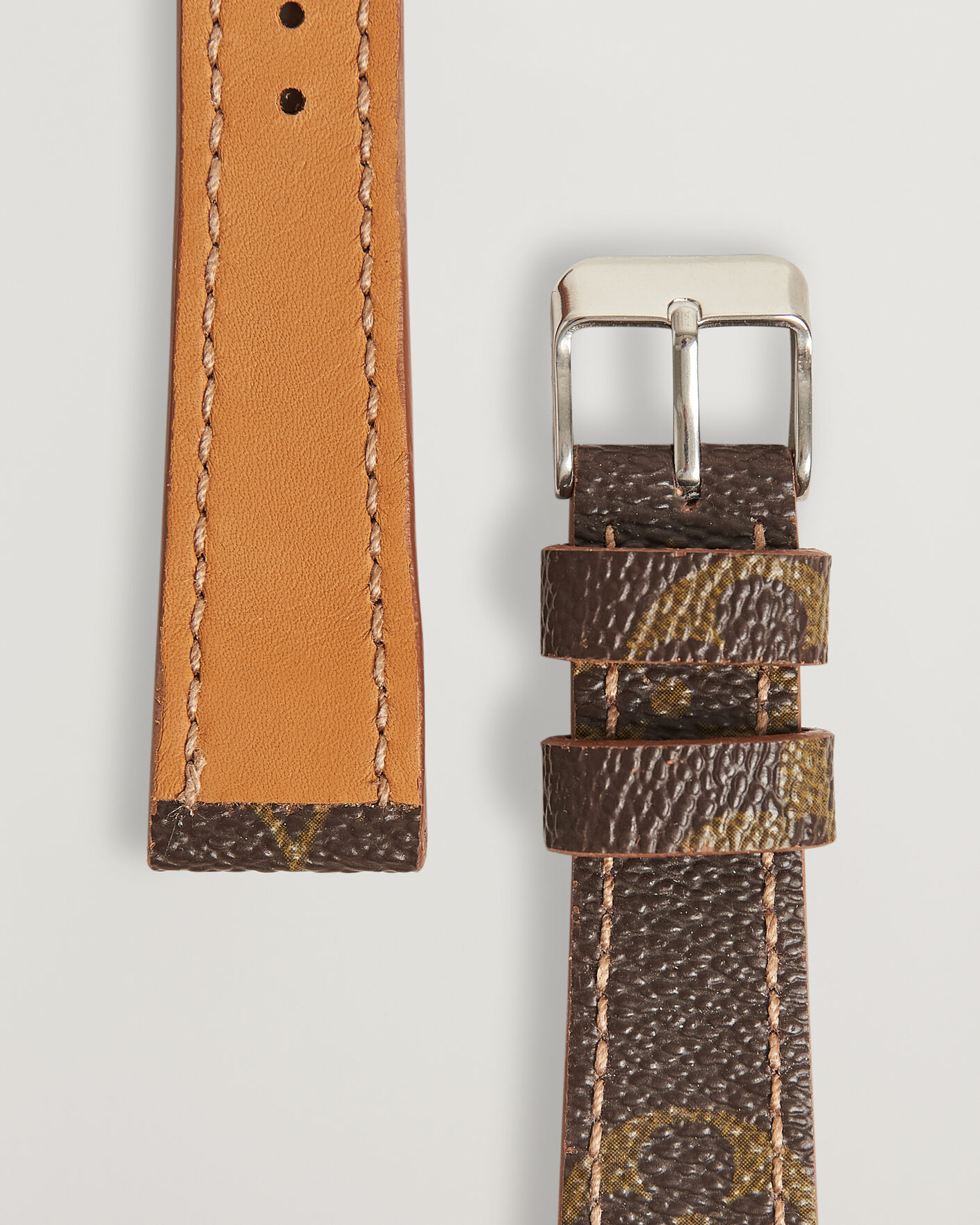 Mies | Kellonrannekkeet | Care with Carl | Watch Strap Remade Louis Vuitton 20/16 mm Monogram