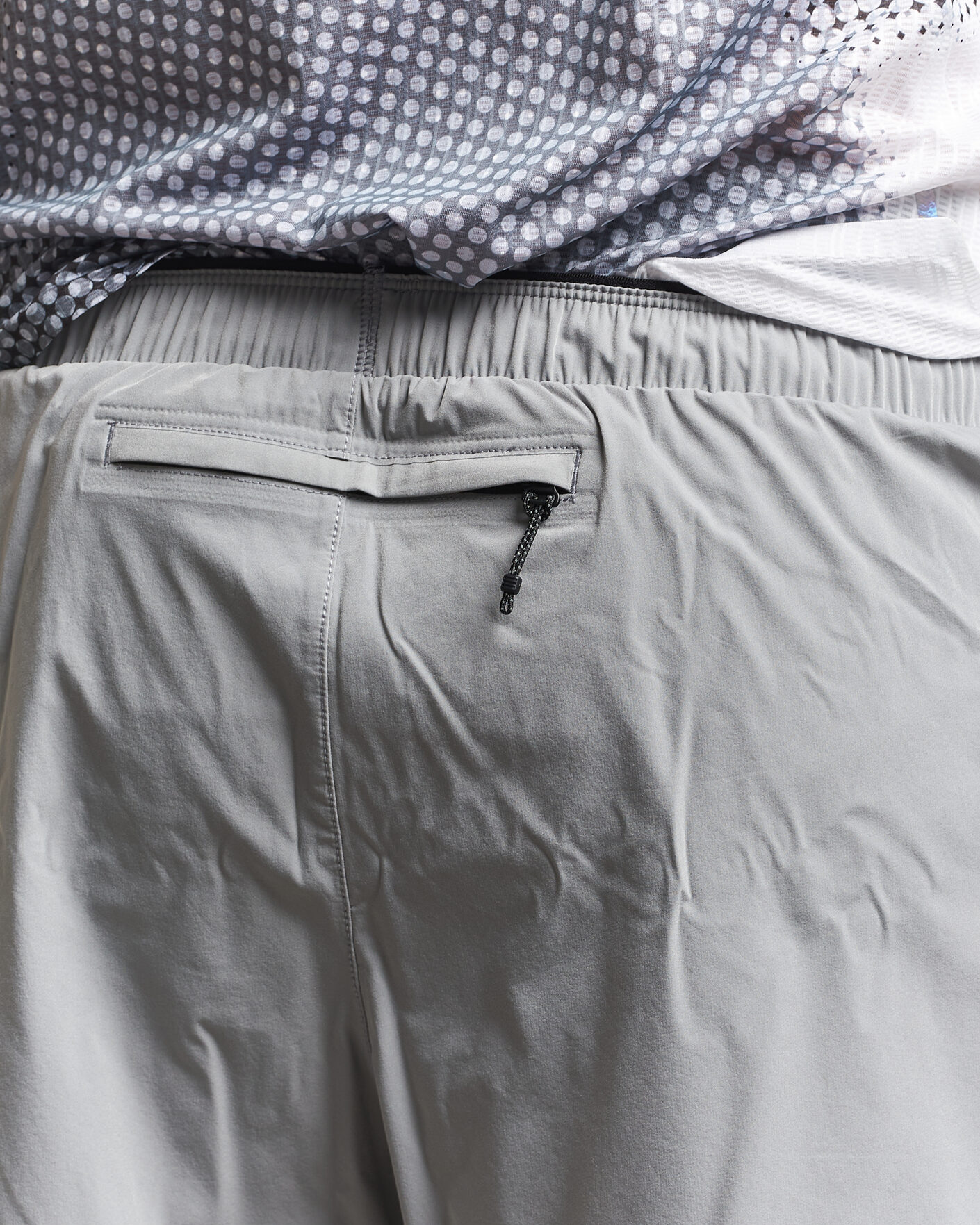 Mies | Shortsit | SOAR Running | Run Short Silver Grey