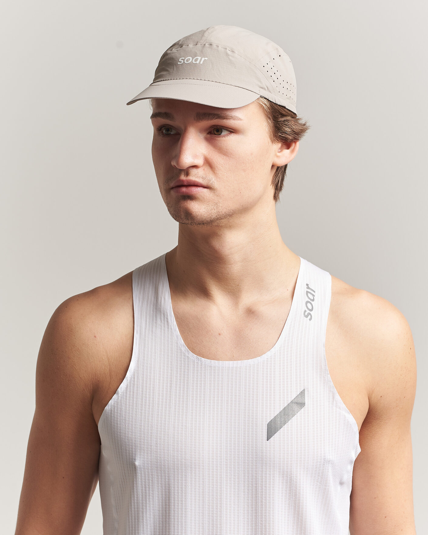 Mies | Päähineet | SOAR Running | Run Cap Warm Grey
