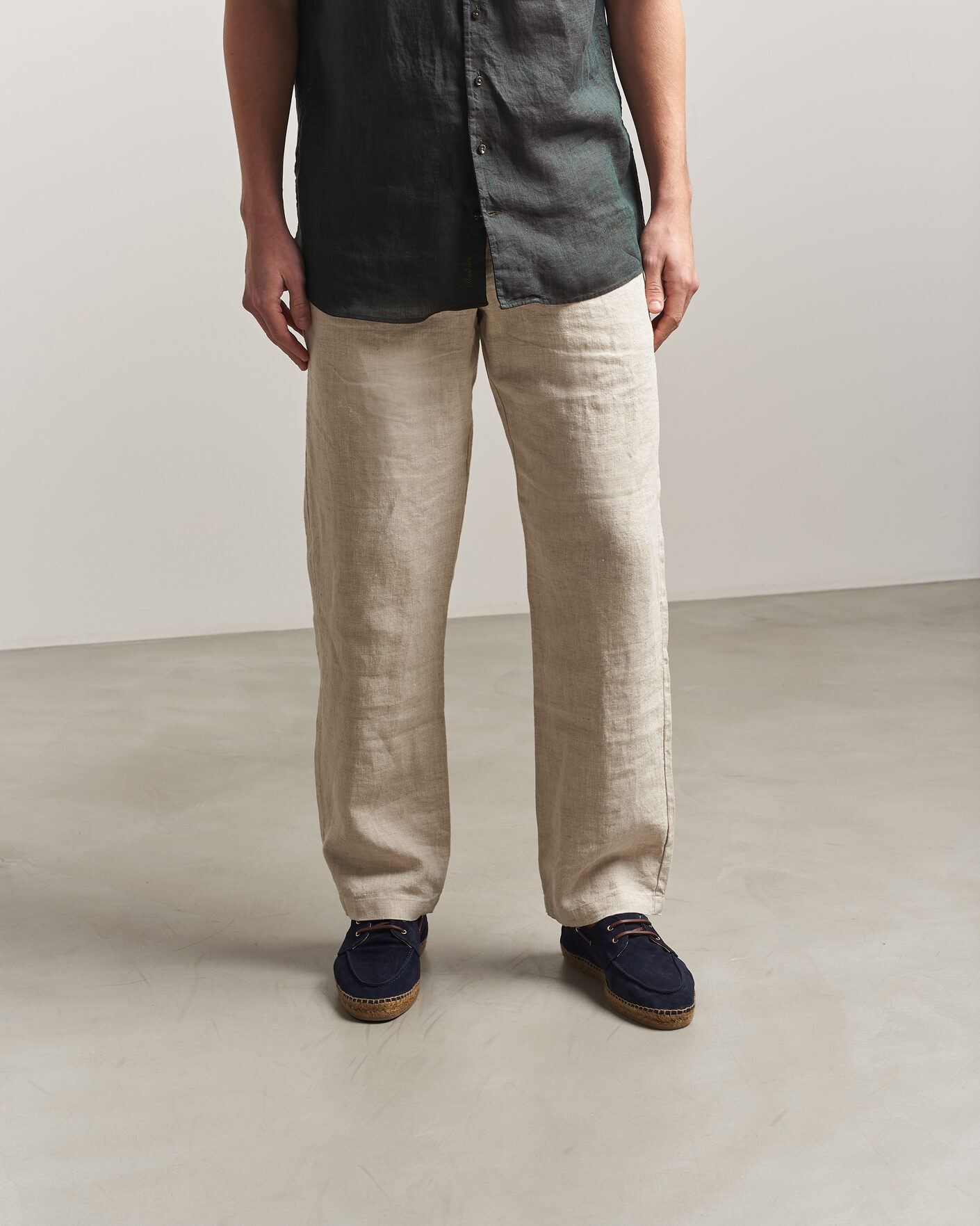 Mies | Espadrillot | Castañer | Nemo Casual Suede Boat Shoe Azul Oscuro