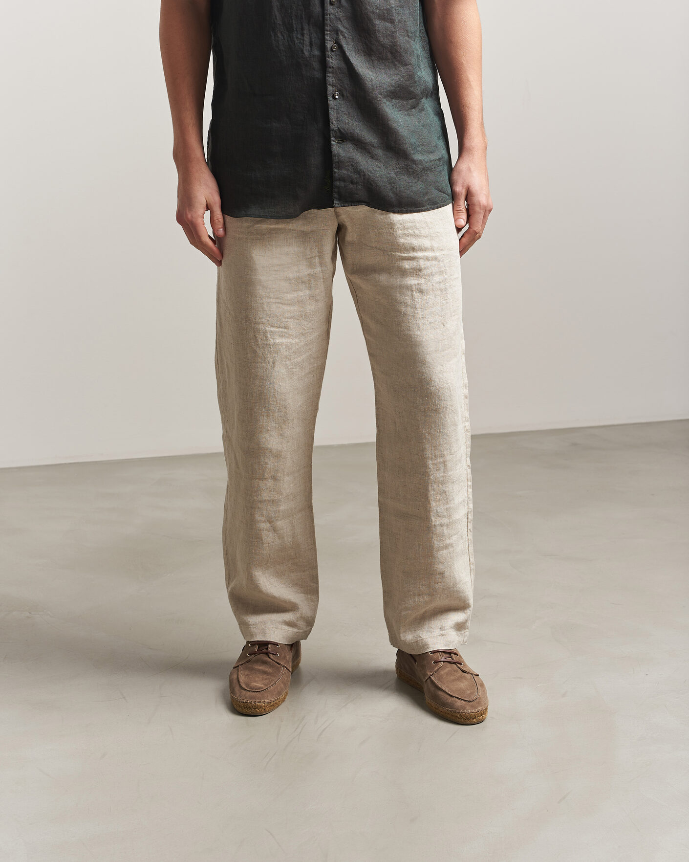 Mies | Espadrillot | Castañer | Nemo Casual Suede Boat Shoe Topo