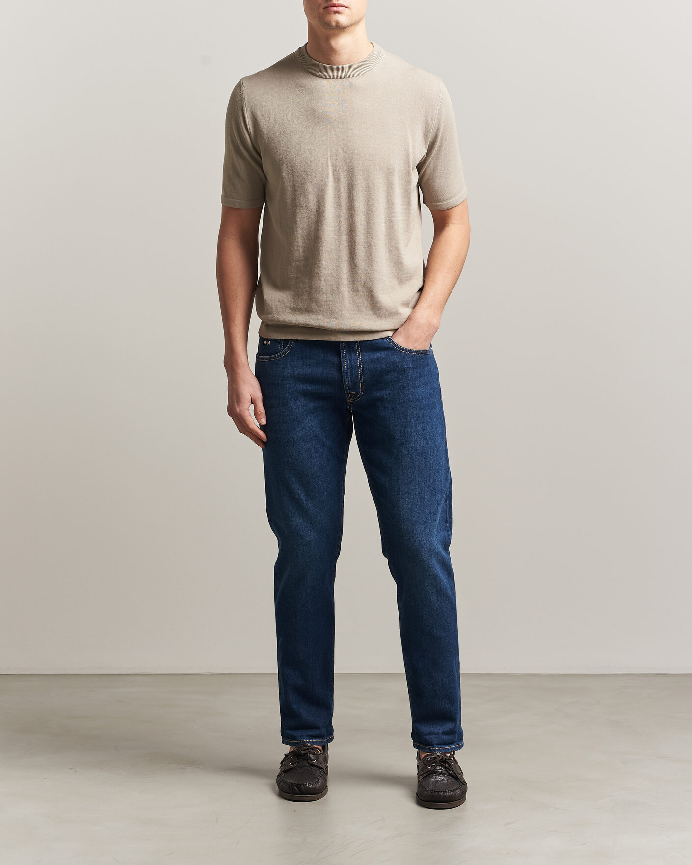 Mies | Housut | Tramarossa | Michelangelo Western Badge Stretch Jeans Mid Blue