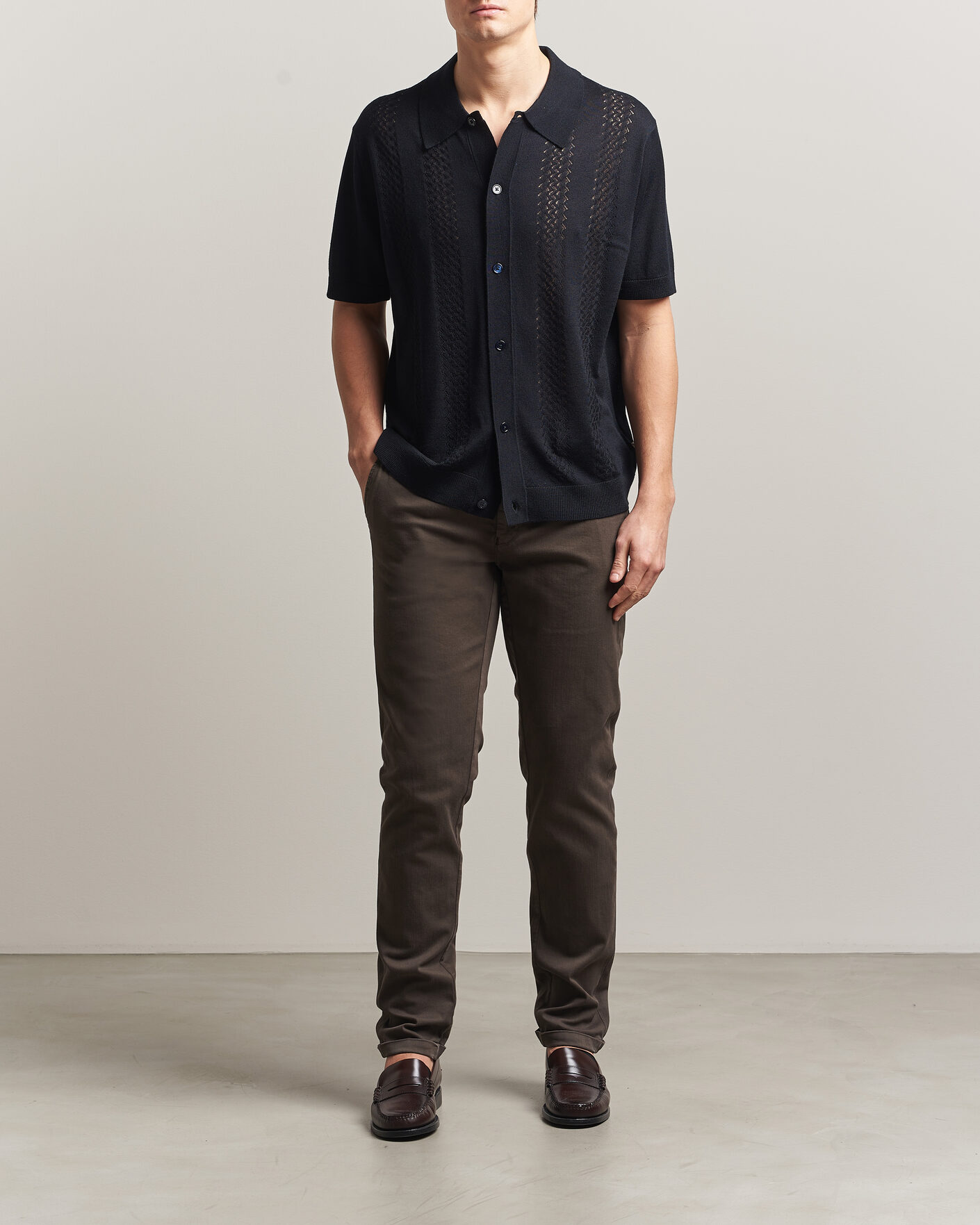 Mies | Housut | Tramarossa | Luis Superstrech Cotton Chino Coffee