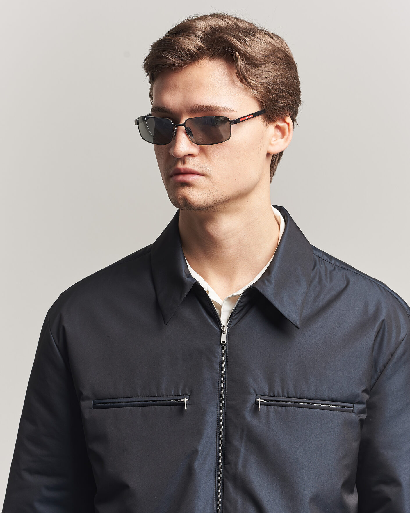 Mies | Aurinkolasit | Prada Linea Rossa | 0PS B54S Sunglasses Metal Grey