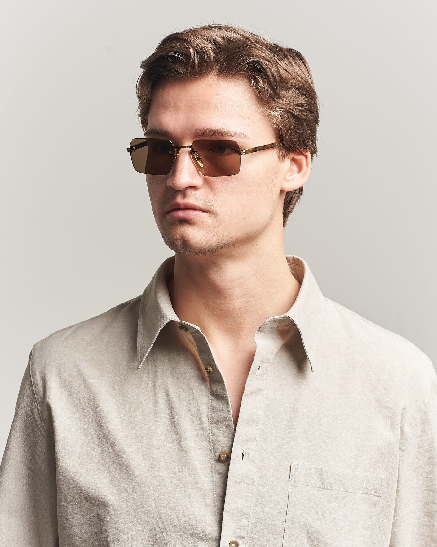Mies | Aurinkolasit | Prada Eyewear | 0PR D55S Sunglasses Gold