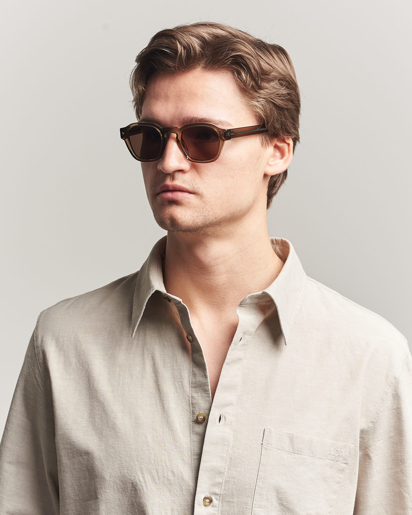 Mies | Aurinkolasit | Prada Eyewear | 0PR A16S Sunglasses Transparent Terra