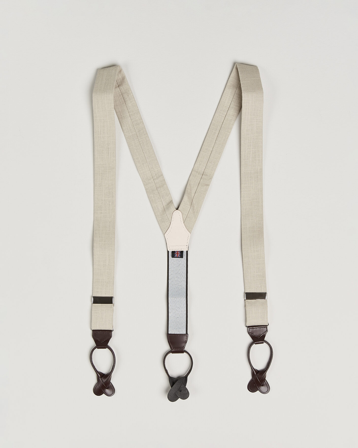Mies | Henkselit | Albert Thurston | Linen Braces Natural