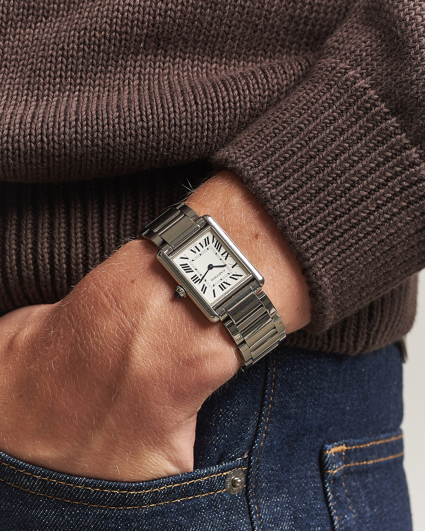 Mies | Pre-Owned & Vintage Watches | Cartier Pre-Owned | Tank Must