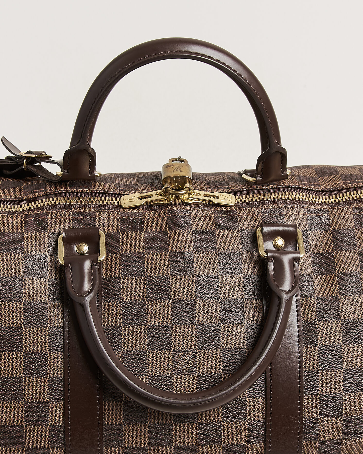 Mies | Pre-Owned & Vintage Bags | Louis Vuitton Pre-Owned | Keepall 50 Damier Ebene