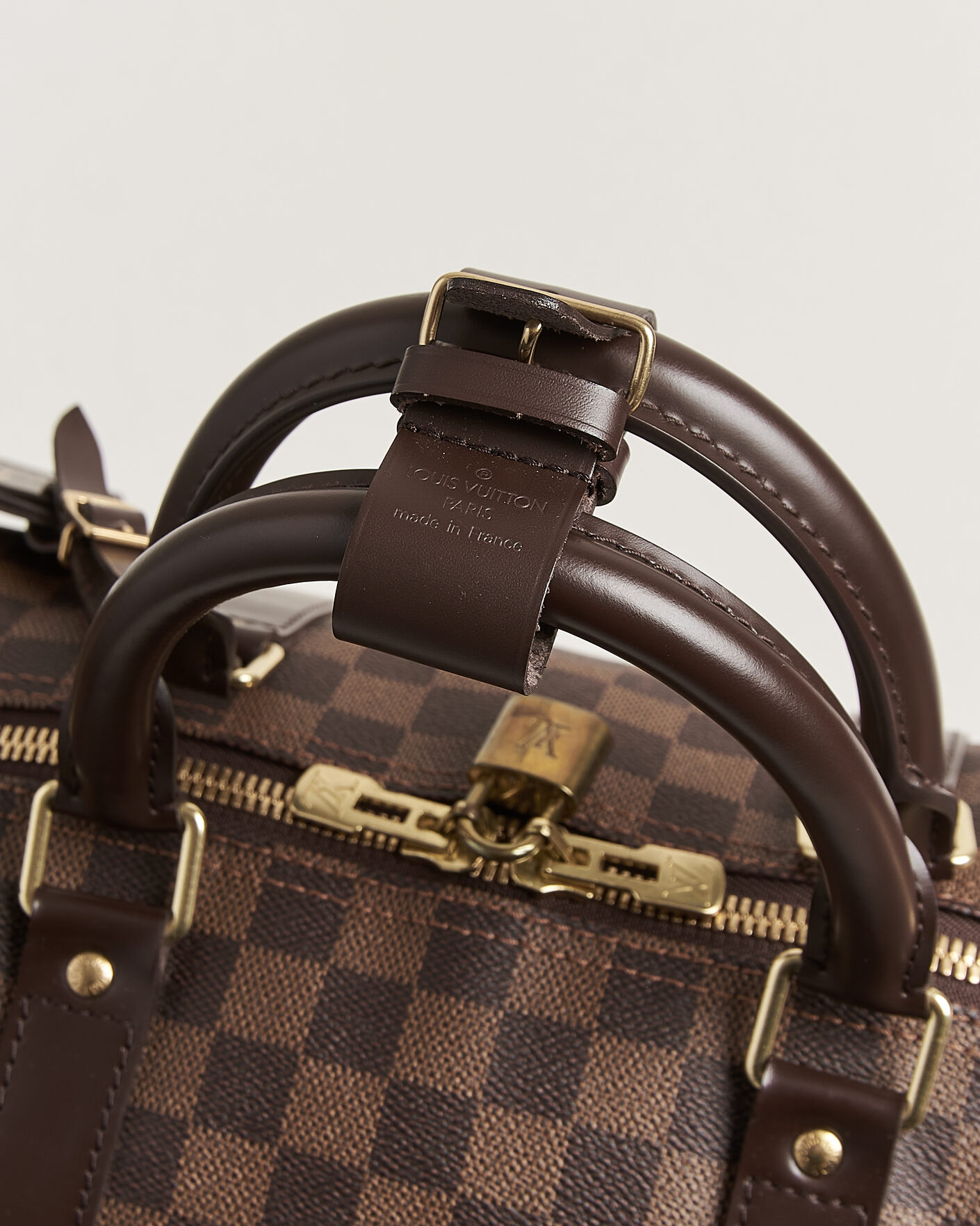 Mies | Pre-Owned & Vintage Bags | Louis Vuitton Pre-Owned | Keepall 50 Damier Ebene