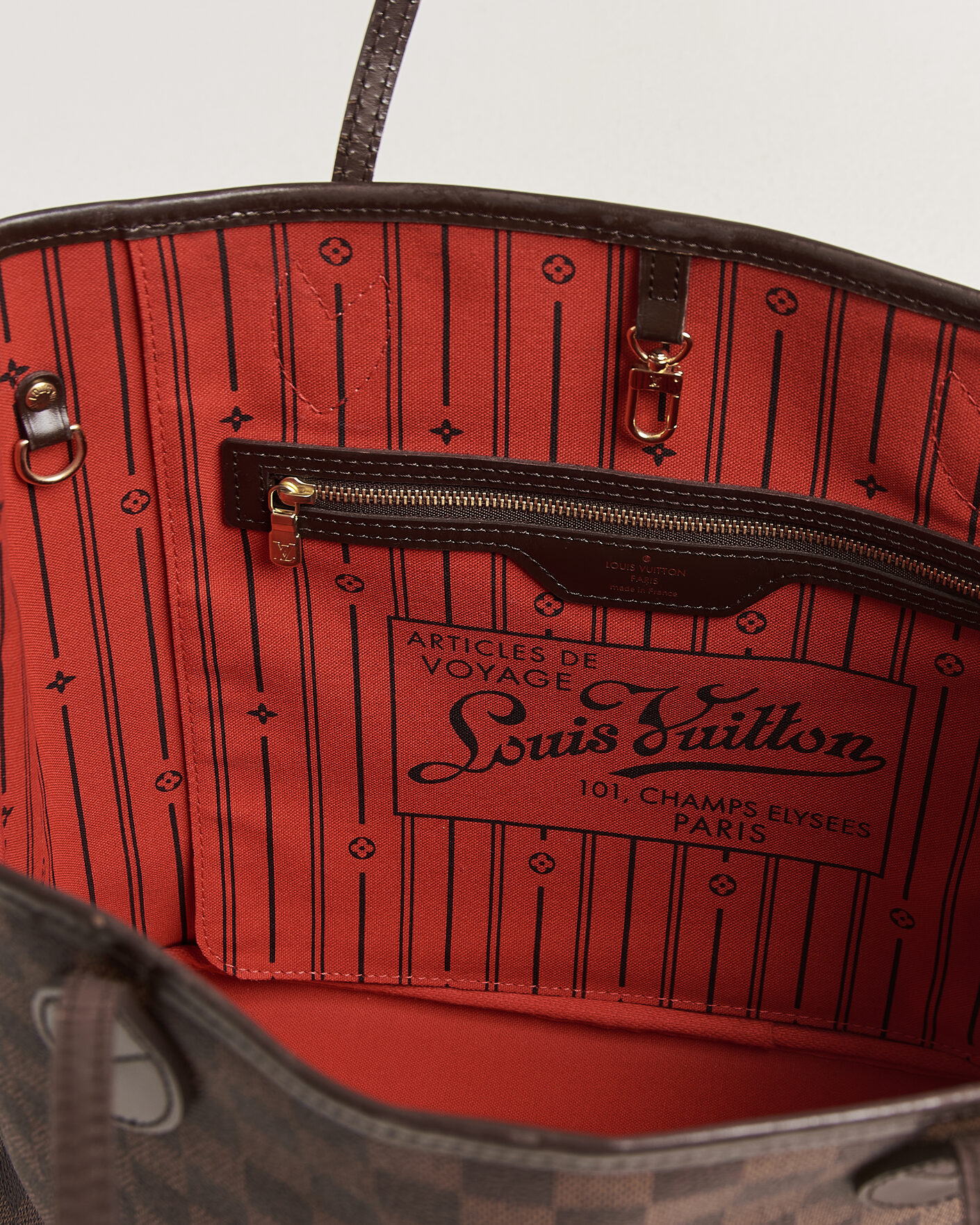 Mies | Pre-Owned & Vintage Bags | Louis Vuitton Pre-Owned | Neverfull MM Damier Ebene