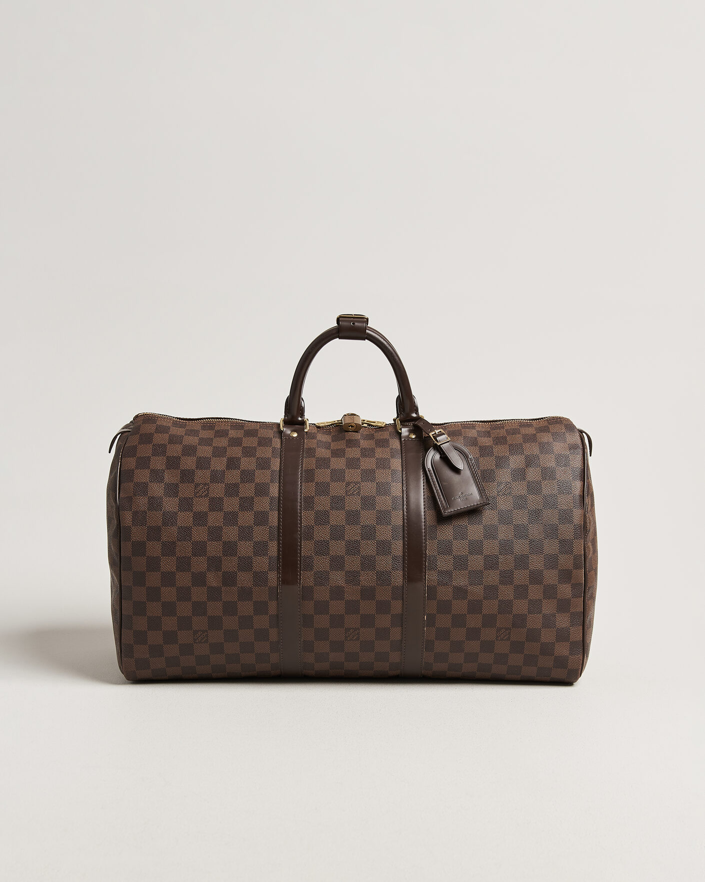Mies | Pre-Owned & Vintage Bags | Louis Vuitton Pre-Owned | Keepall 50 Damier Ebene