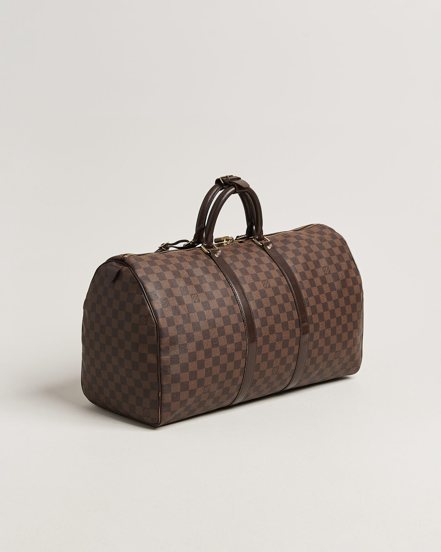 Mies | Pre-Owned & Vintage Bags | Louis Vuitton Pre-Owned | Keepall 50 Damier Ebene