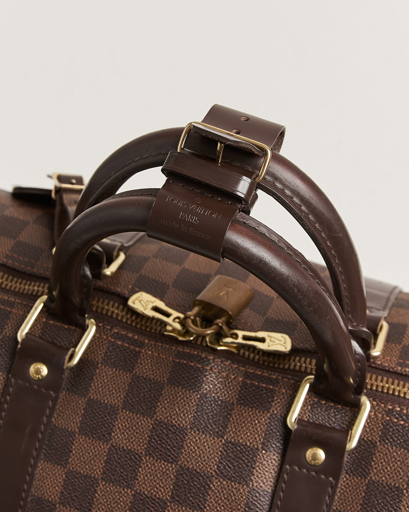 Mies | Pre-Owned & Vintage Bags | Louis Vuitton Pre-Owned | Keepall 50 Damier Ebene