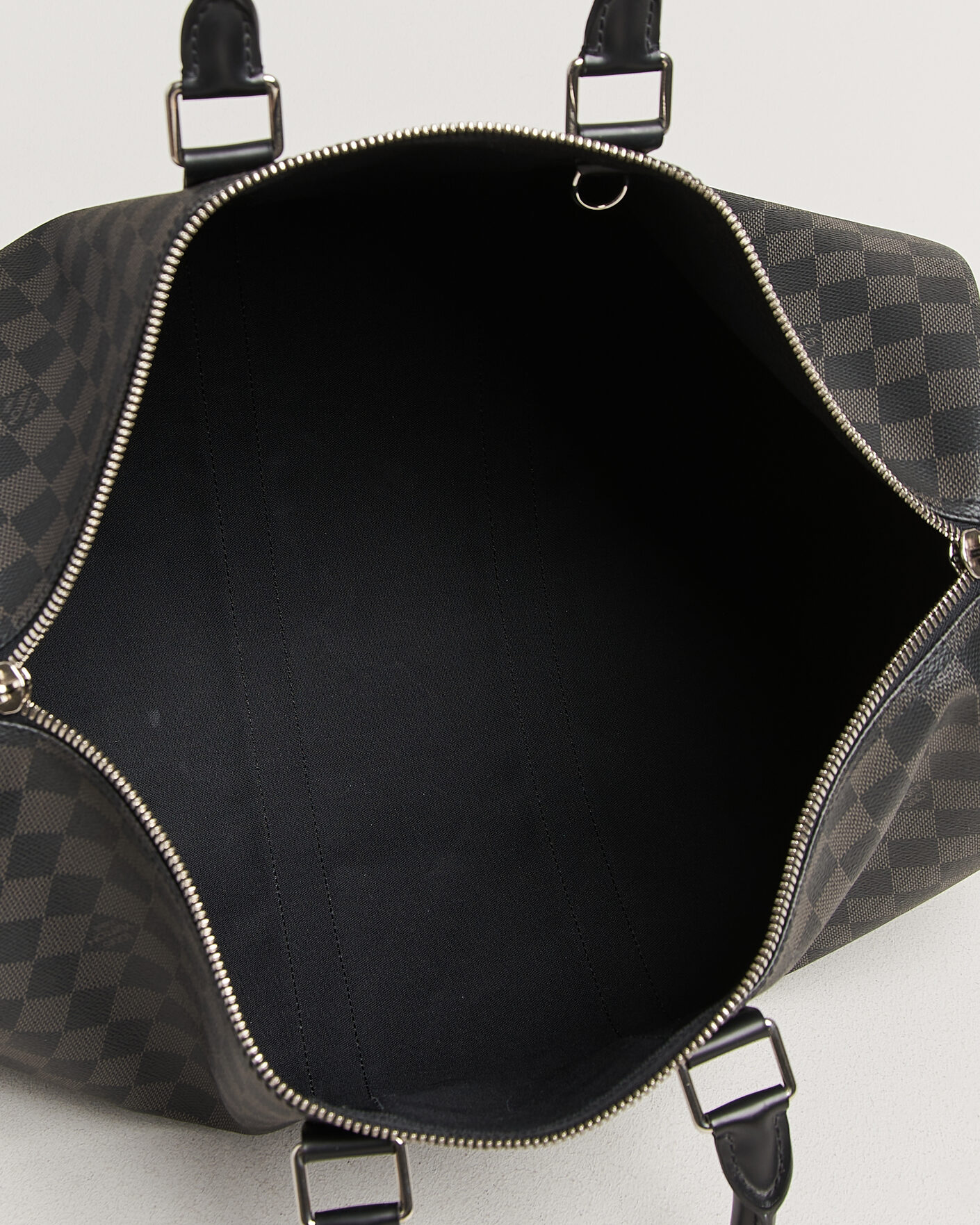 Mies | Pre-Owned & Vintage Bags | Louis Vuitton Pre-Owned | Keepall Bandouliére 45 Damier Graphite