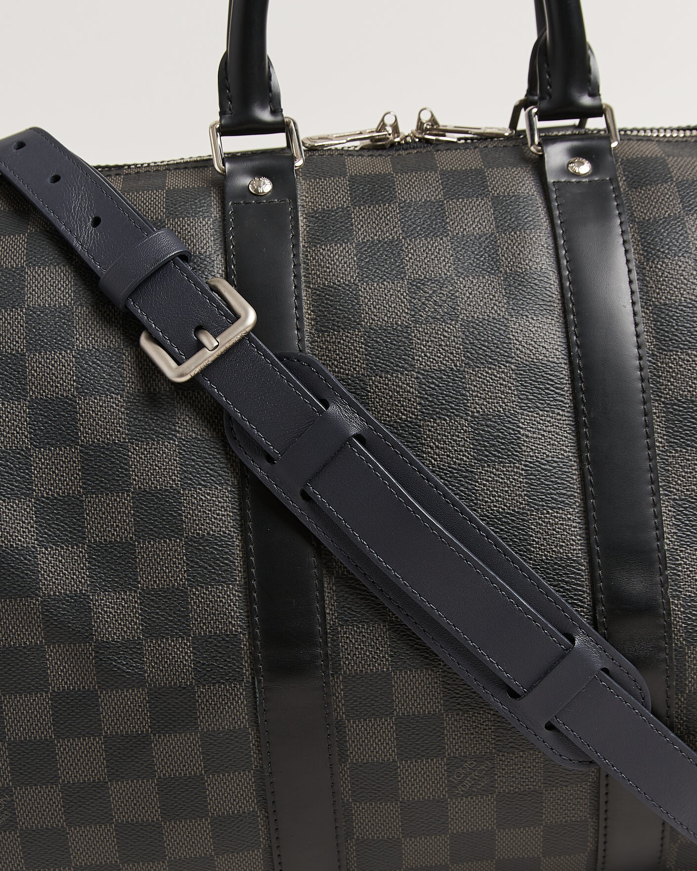 Mies | Pre-Owned & Vintage Bags | Louis Vuitton Pre-Owned | Keepall Bandouliére 45 Damier Graphite