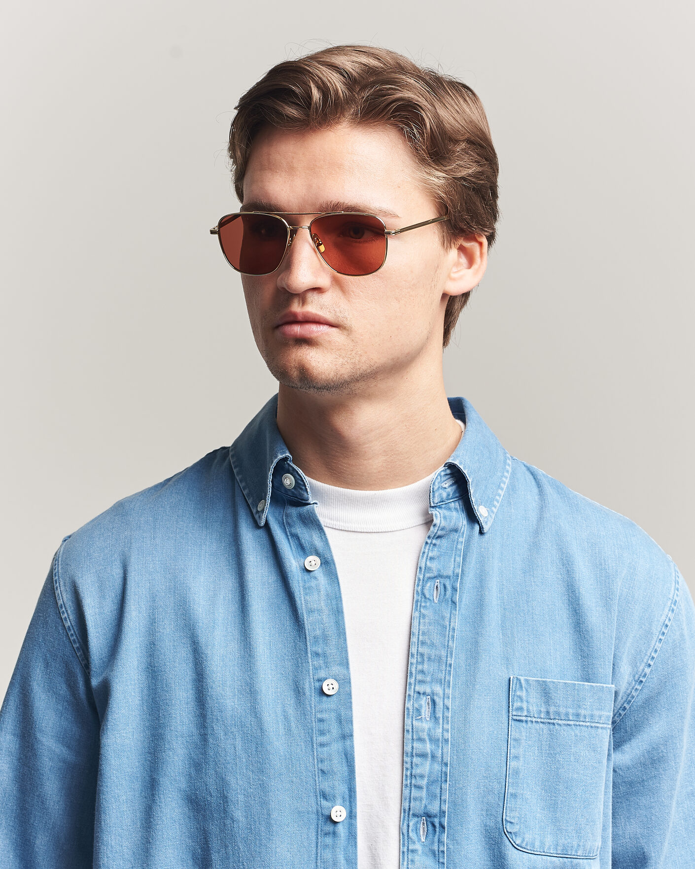 Mies | Aurinkolasit | Garrett Leight | El Capitan Sunglasses Gold
