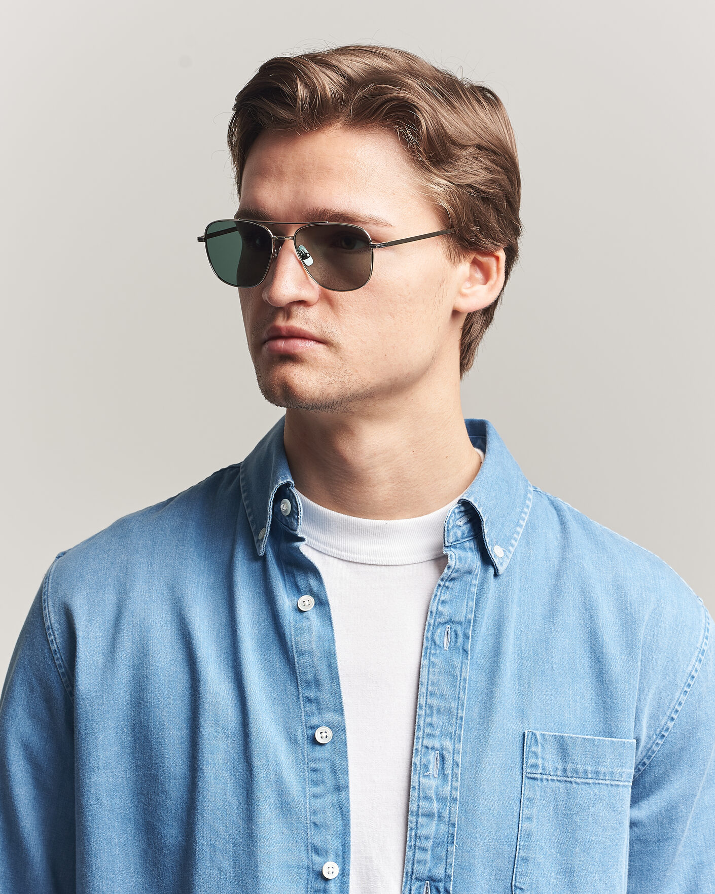 Mies | Aurinkolasit | Garrett Leight | El Capitan Sunglasses Silver