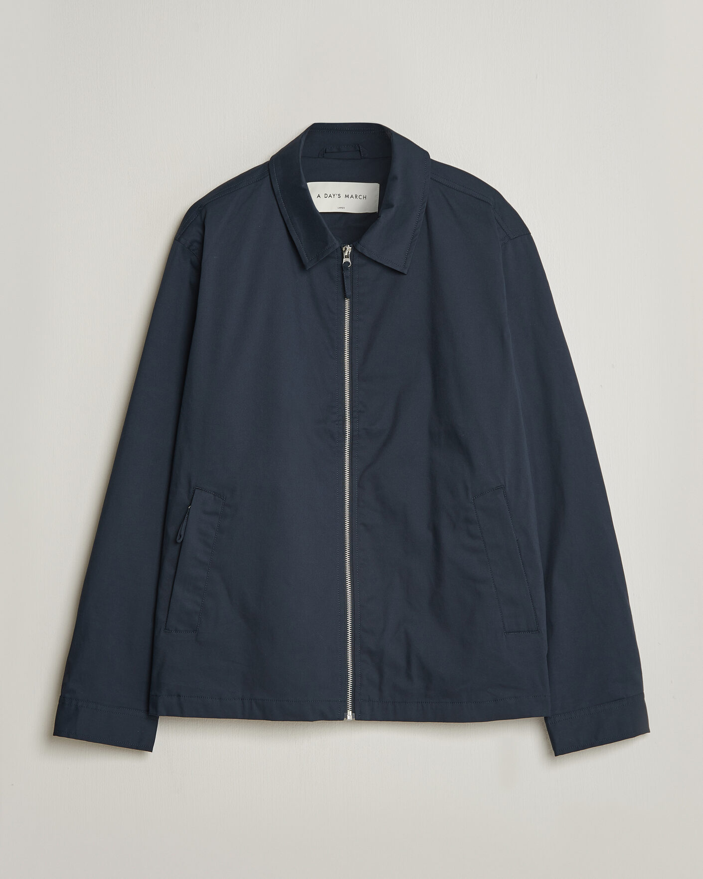 Mies | Takit | A Day's March | Garland Cotton Jacket Navy