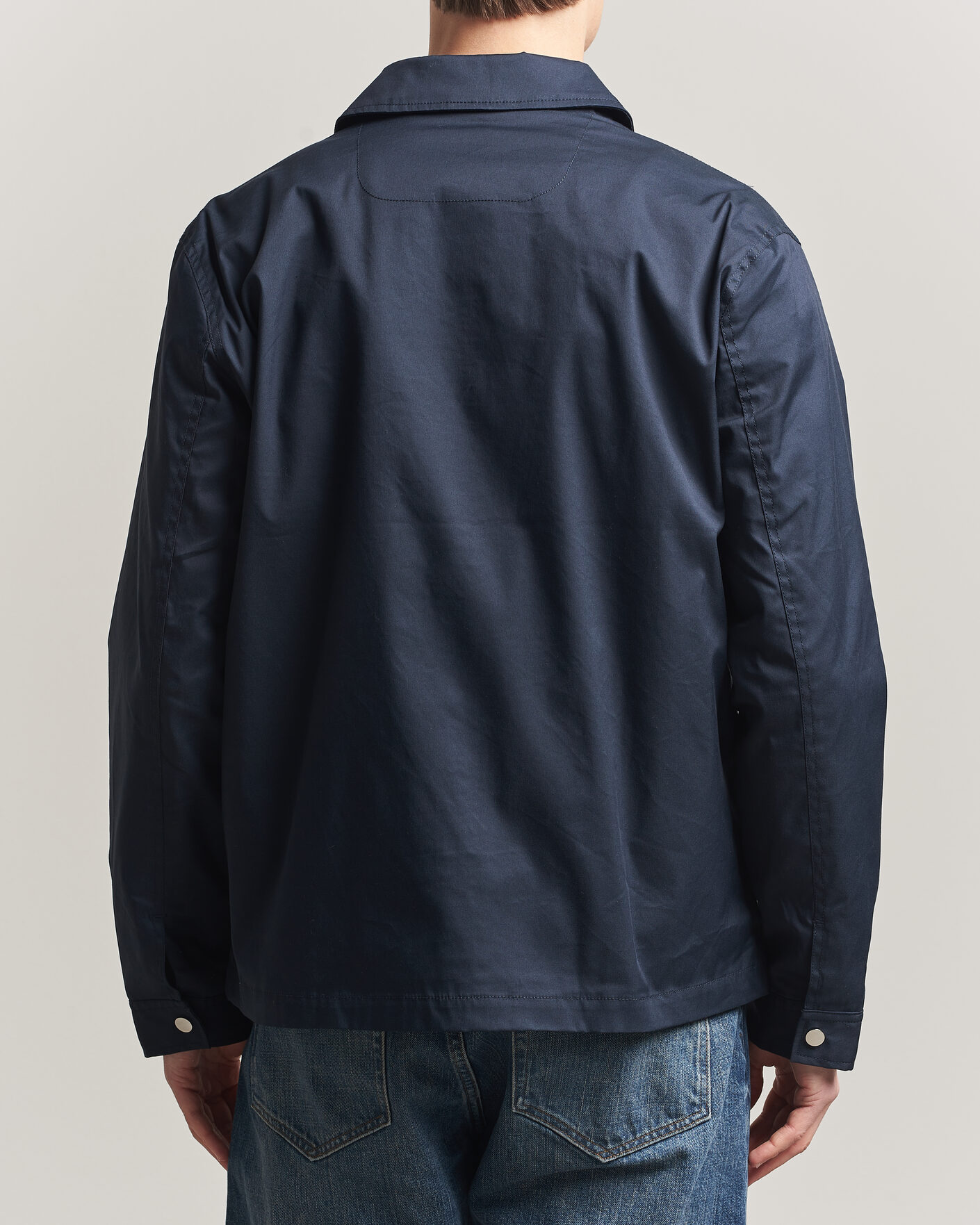 Mies | Takit | A Day's March | Garland Cotton Jacket Navy
