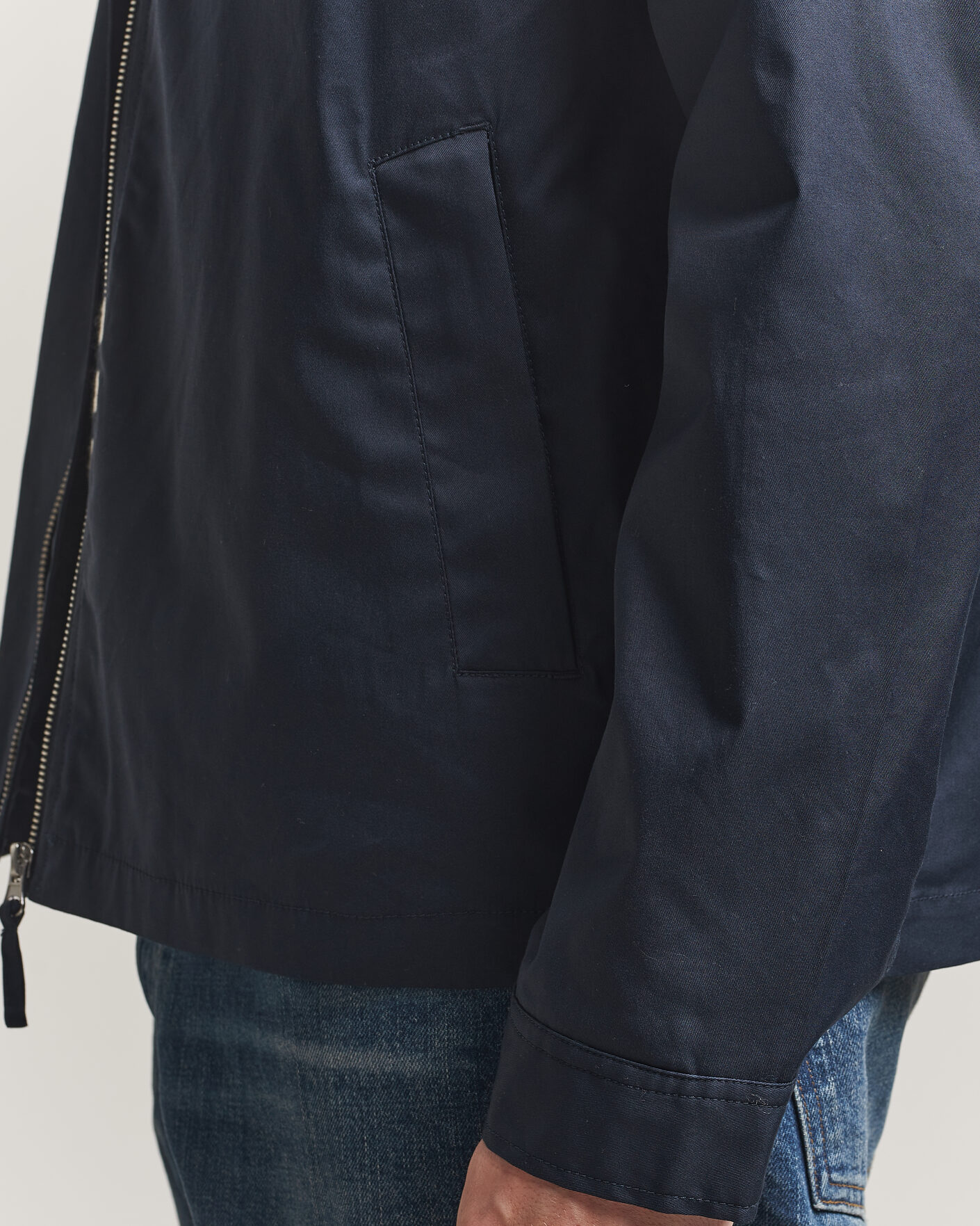 Mies | Takit | A Day's March | Garland Cotton Jacket Navy