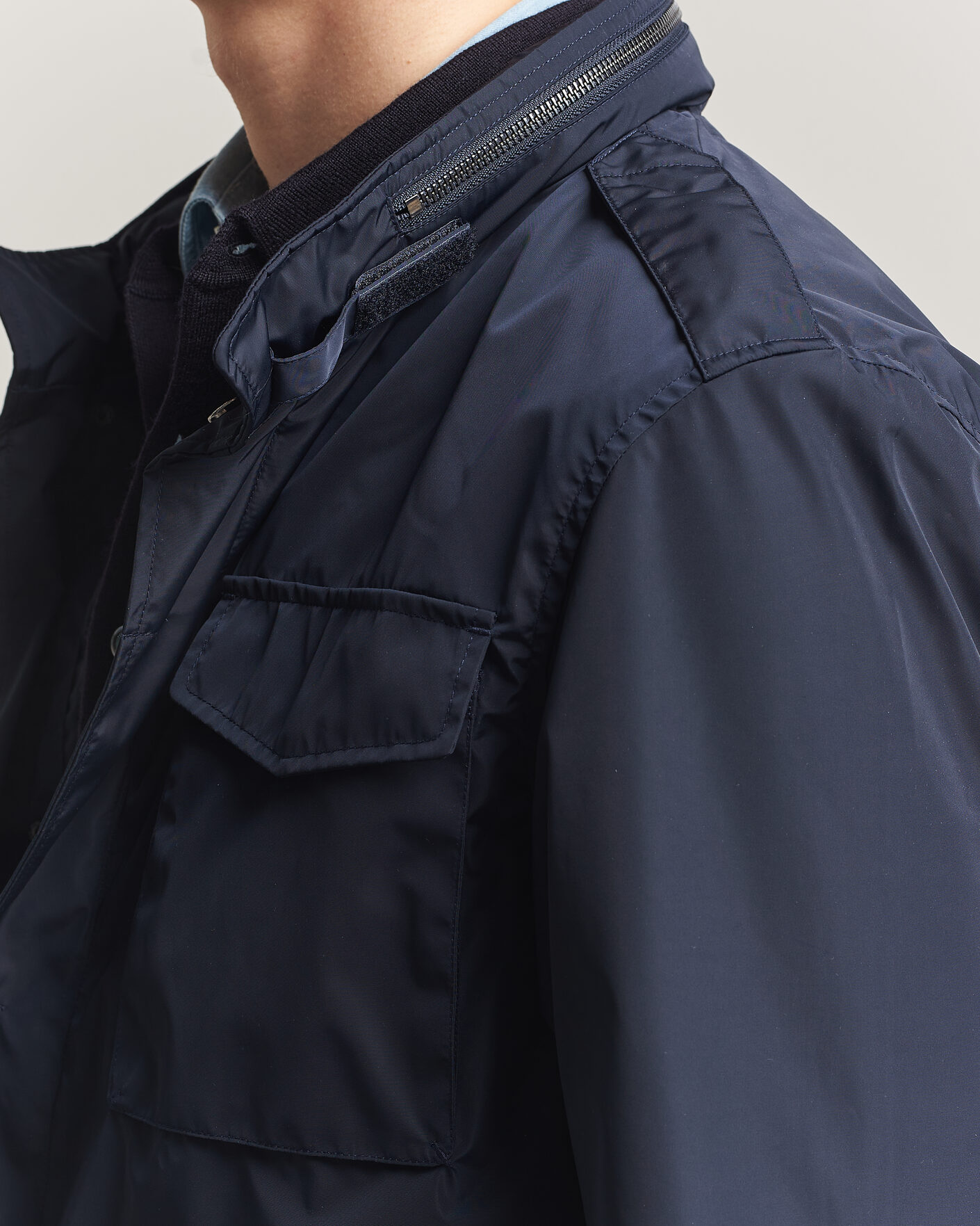 Mies | Takit | A Day's March | Barnett M65 Nylon Jacket Navy