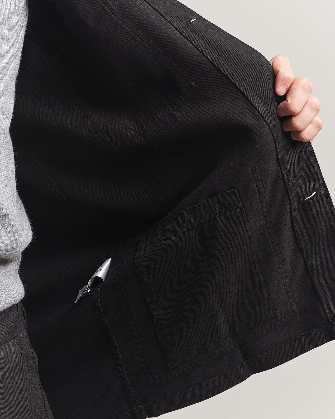 Mies | Kauluspaidat | A Day's March | Banagher Lyocell Overshirt Black