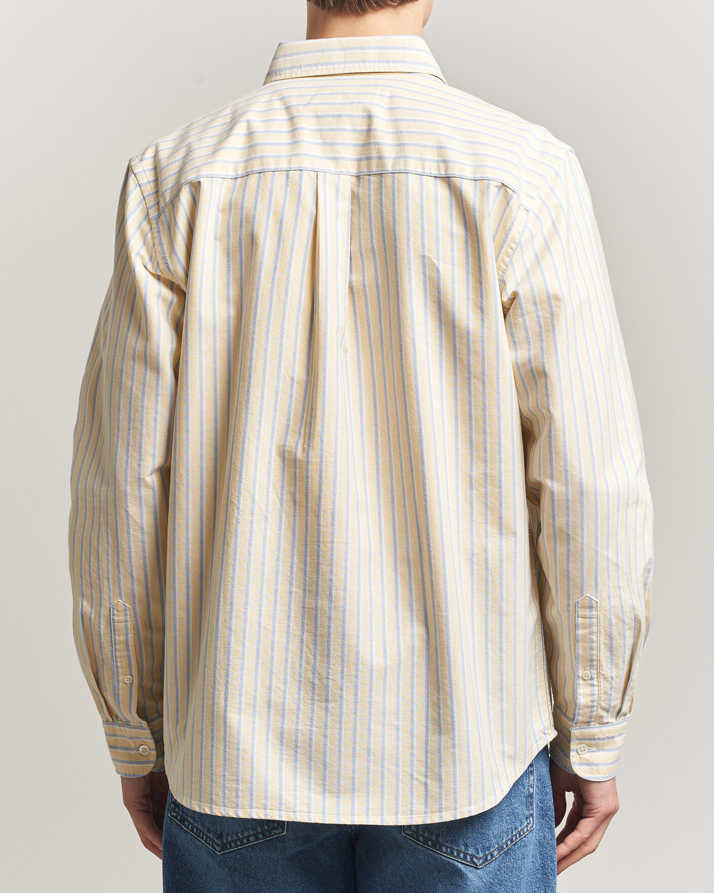 Mies | Kauluspaidat | A Day's March | Original Oxford Shirt Yellow Multi