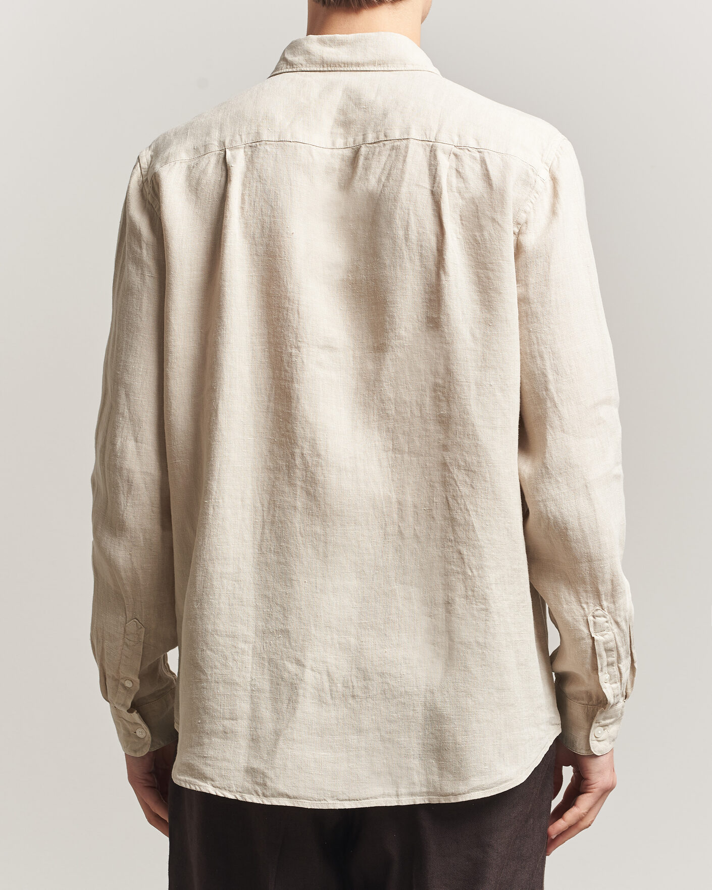Mies | Kauluspaidat | A Day's March | Daintree Linen Shirt Moonstruck