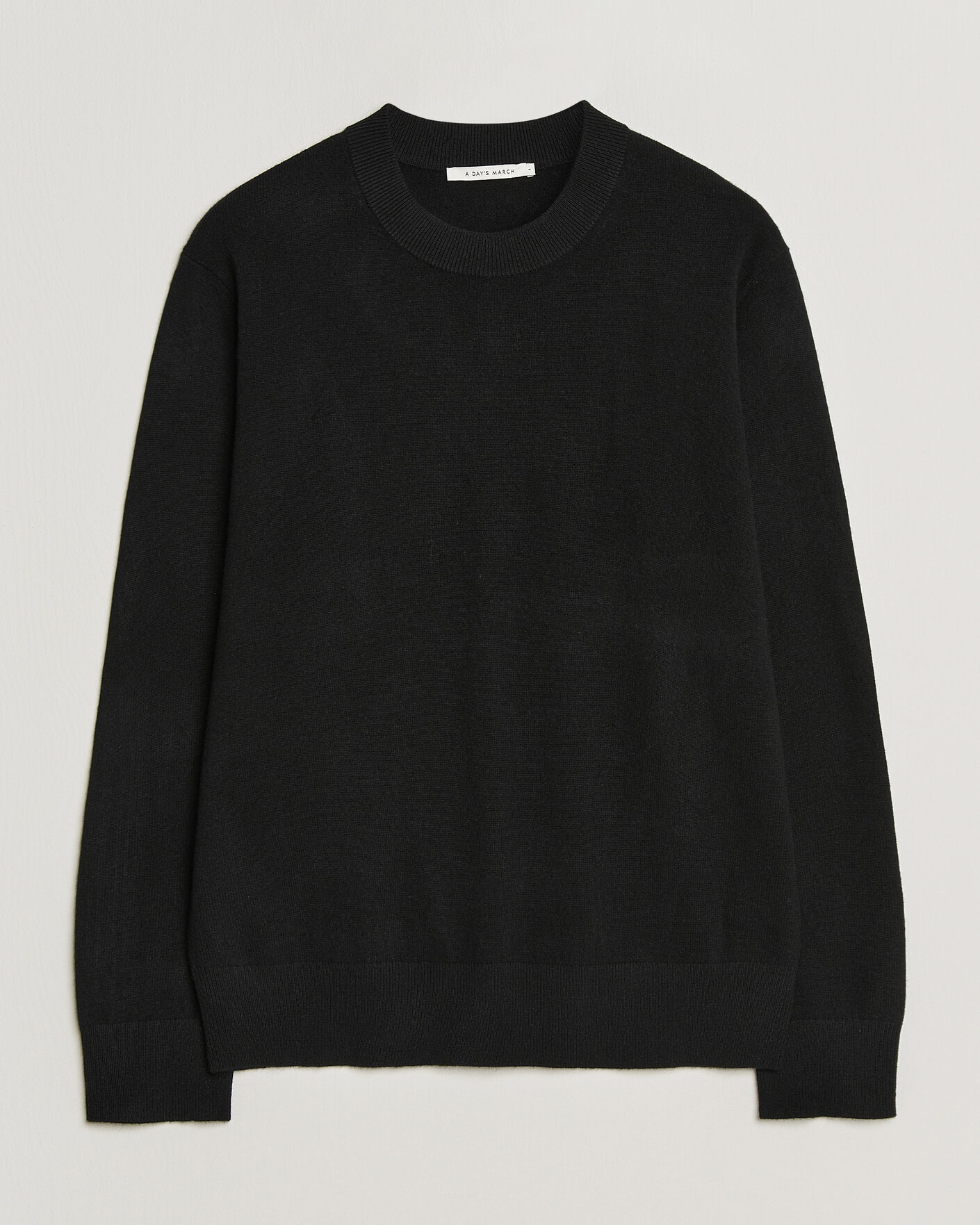 Mies | Puserot | A Day's March | Marlow Cashmere Blend Sweater Black
