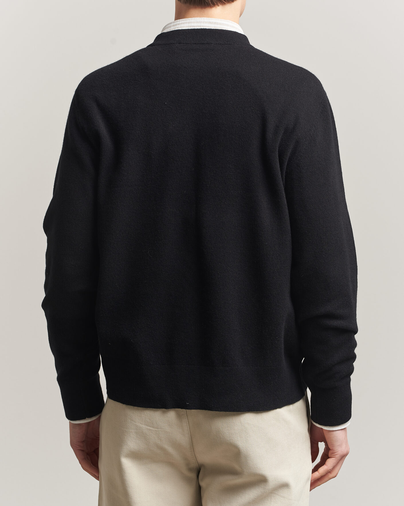 Mies | Puserot | A Day's March | Marlow Cashmere Blend Sweater Black