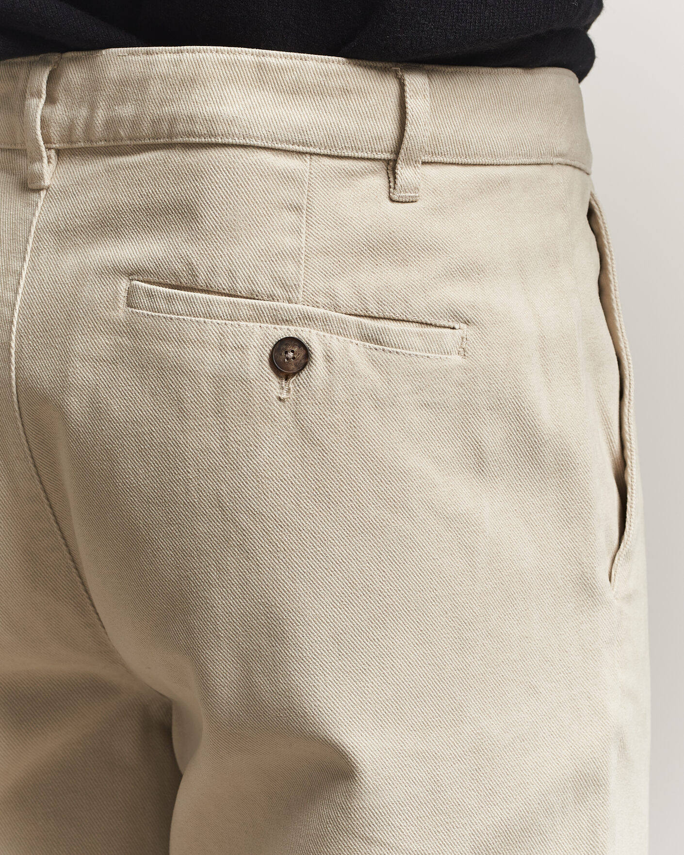 Mies | Housut | A Day's March | Miller Cotton Lyocell Trousers Light Khaki