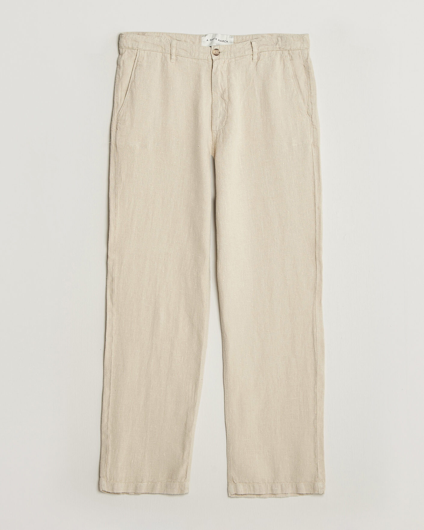 Mies | Housut | A Day's March | Redwood Linen Trousers Oyster