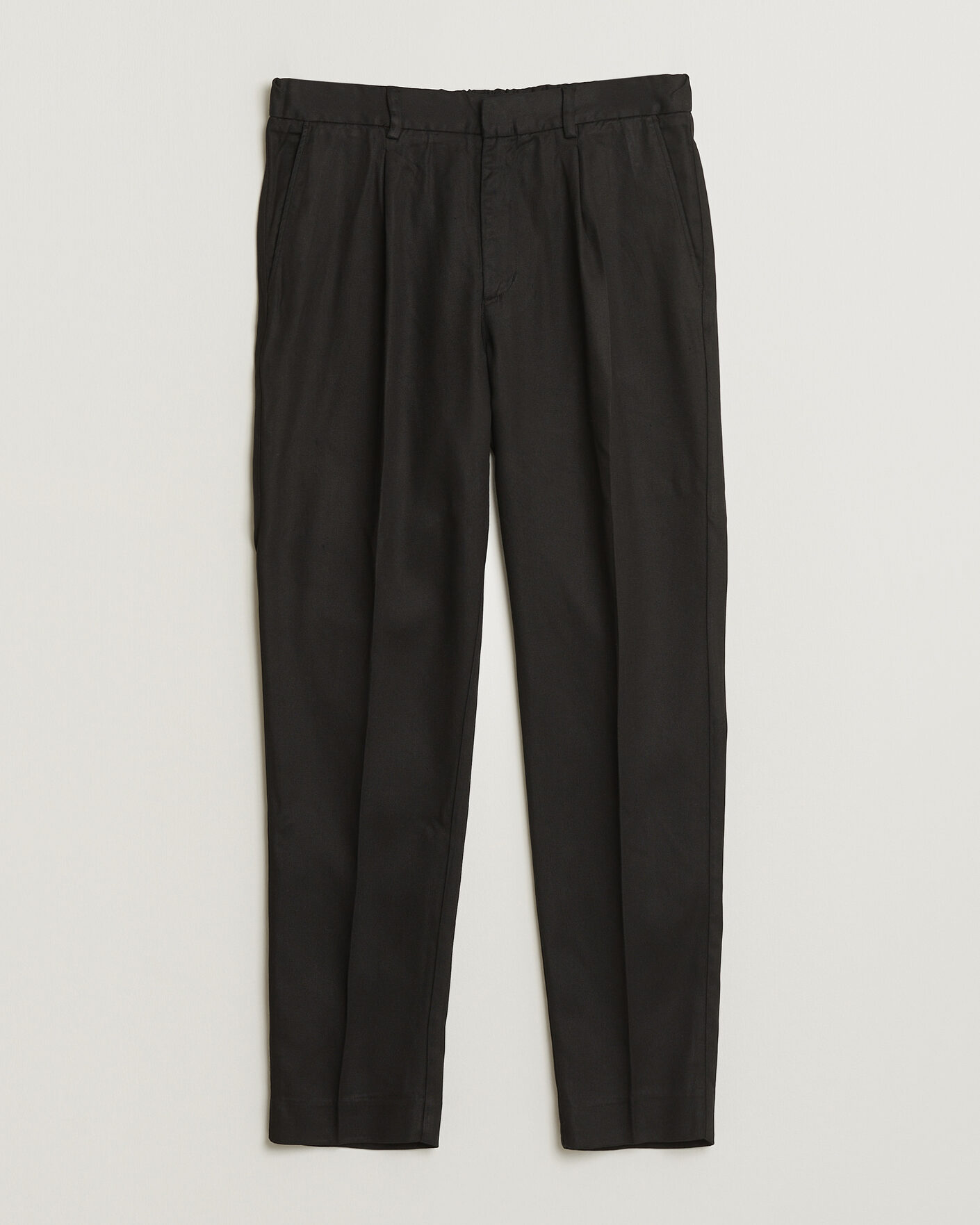 Mies | Housut | A Day's March | Smart Lyocell Trousers Black