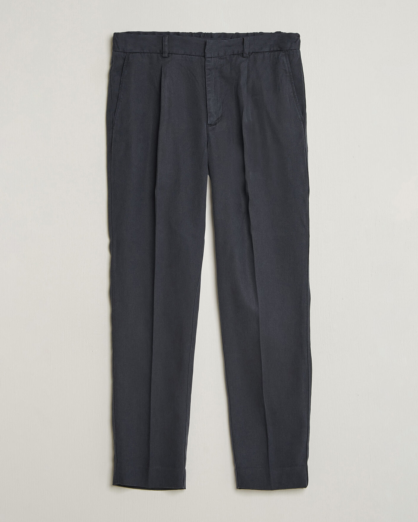 Mies | Housut | A Day's March | Smart Lyocell Trousers Navy