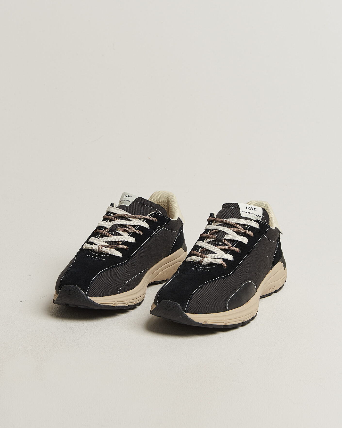 Mies | Tennarit | Stepney Workers Club | Legion Suede Twill Sneaker Black