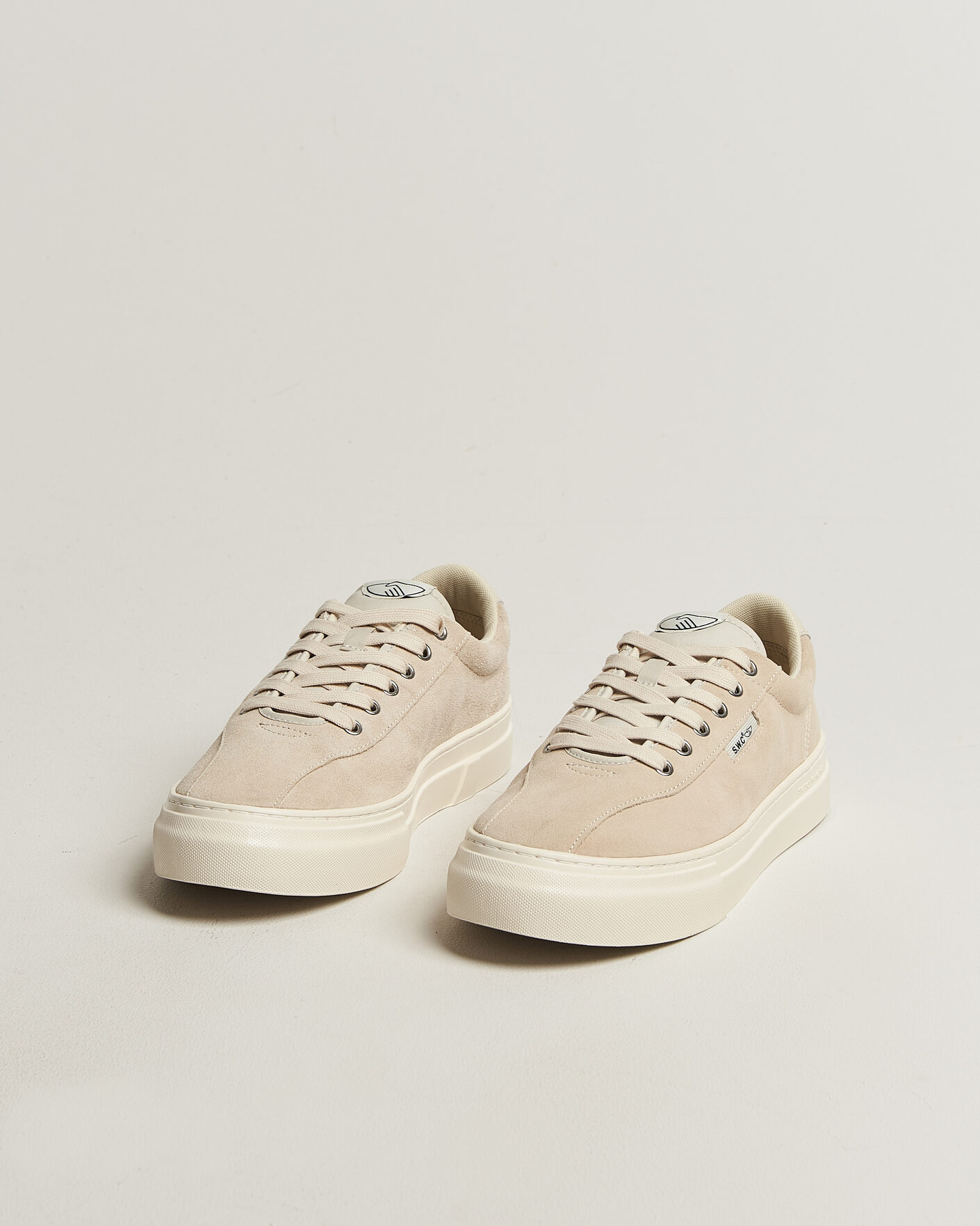 Mies | Tennarit | Stepney Workers Club | Dellow 02 Cupsole Suede Sneaker Oat
